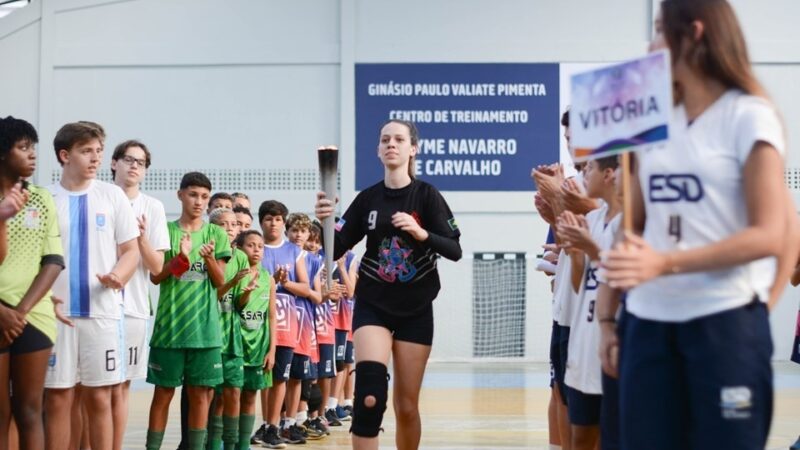 Início da Regional VII dos Jogos Escolares do Espírito Santo marcado pela solenidade de abertura