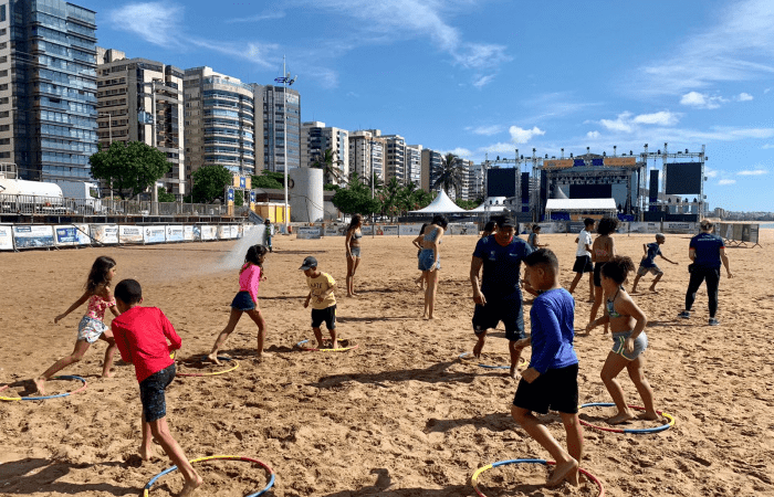 Atividade em Movimento: Semana na Arena Verão 2024 Começa com Exercícios para Crianças