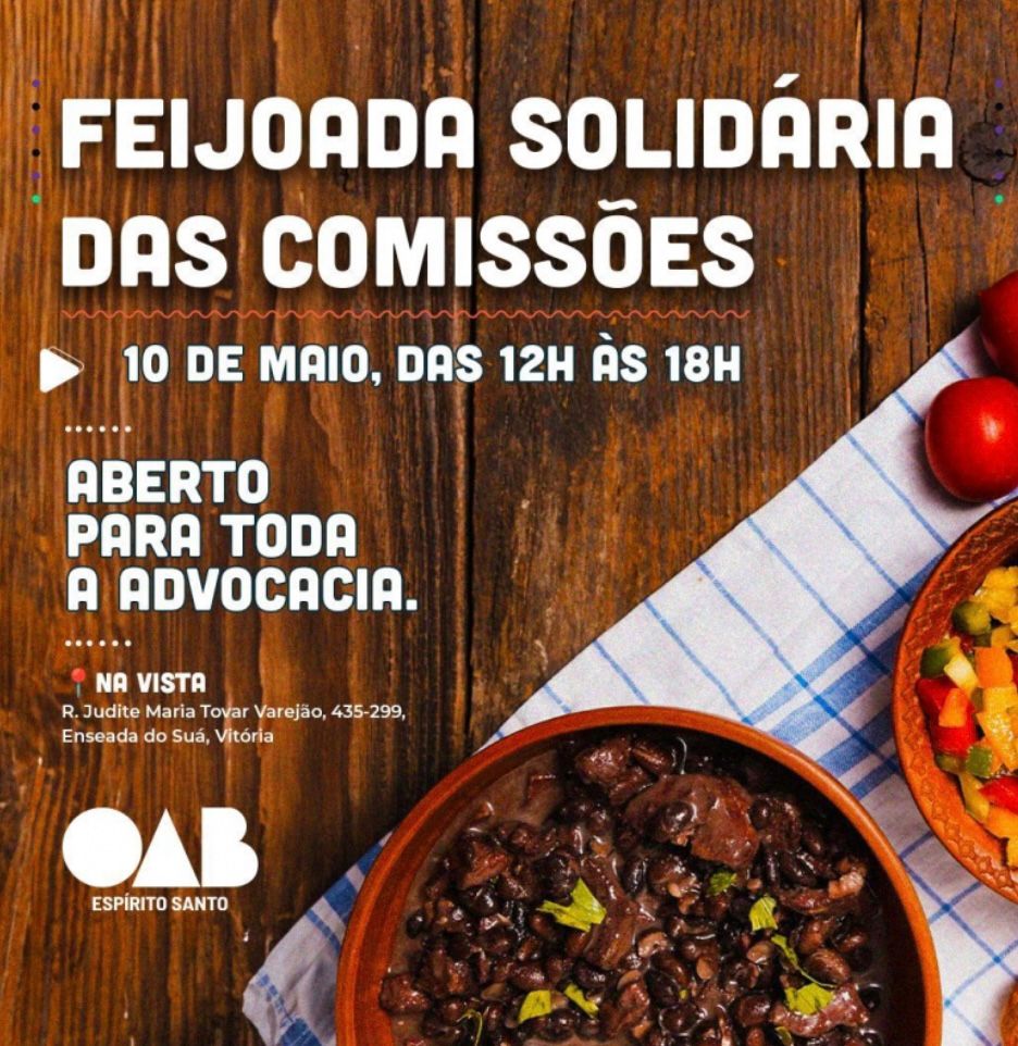 Contagem Regressiva para a 1ª Feijoada Solidária das Comissões: Uma Tarde de Sabor e Solidariedade