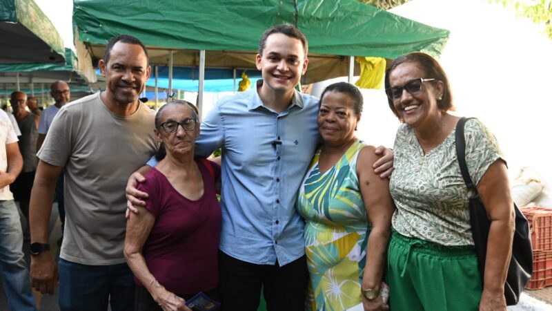 Pazolini é acolhido com entusiasmo em visita a Santo Antônio