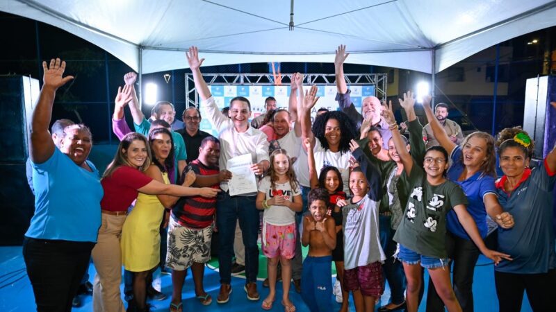 Nova Palestina recebe Pazolini com festa e terá novo campo de grama sintética