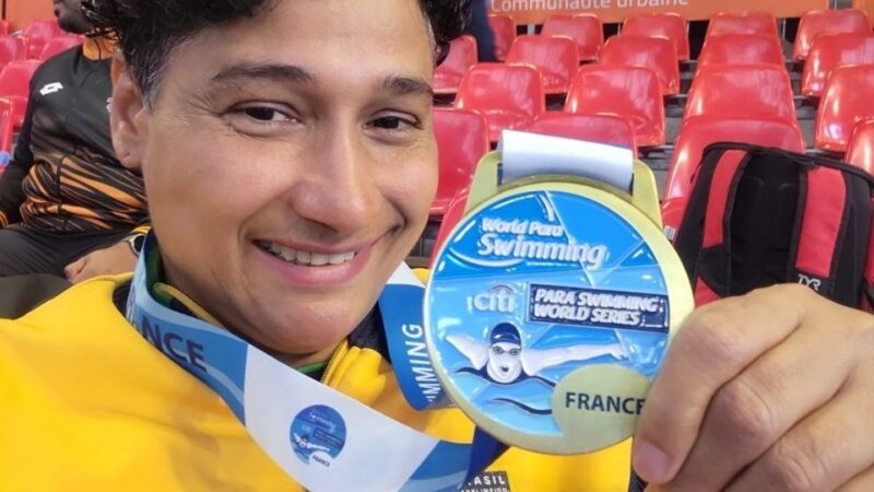 Paratleta capixaba ganha prata no World Series de natação na França