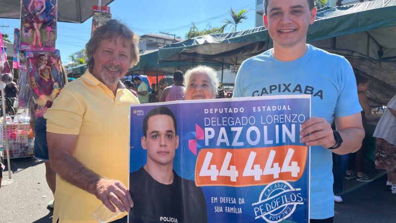 Diálogo, alegria e investimentos: Pazolini caminha na Grande Goiabeiras