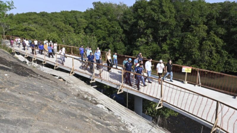 Primeira etapa da ciclopassarela da Grande São Pedro será entregue em setembro