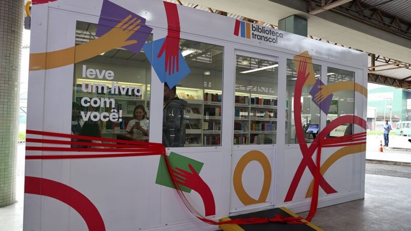 Biblioteca Transcol é reinaugurada no Terminal de Jardim América e inicia nova fase com acervo ampliado e atividades culturais