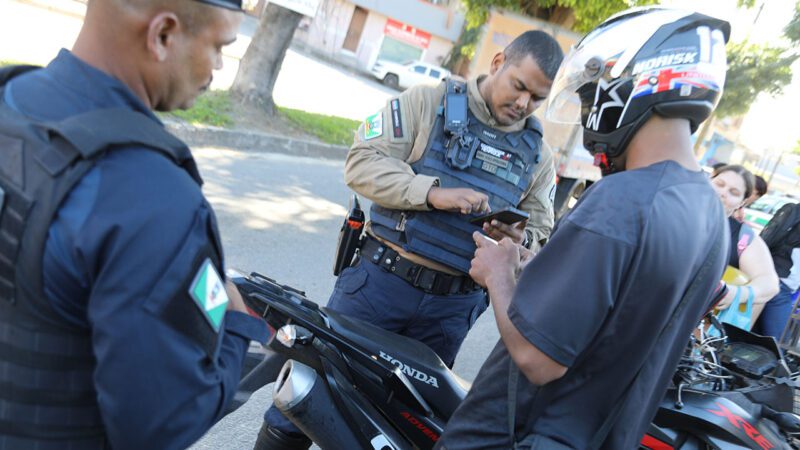 Operação Moto Segura aborda mais de 100 motocicletas em Cariacica e reforça ações de segurança no trânsito