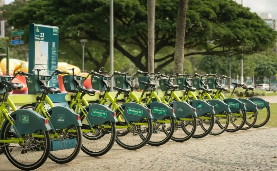 Bicicletas compartilhadas terão passe livre em Vitória e Vila Velha no Dia do Ciclista