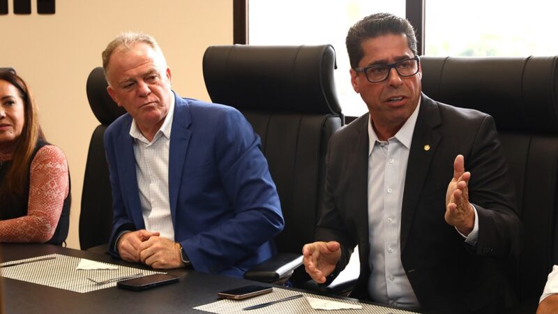 Governador e vice visitam a Ales e conhecem as novas obras do parlamento