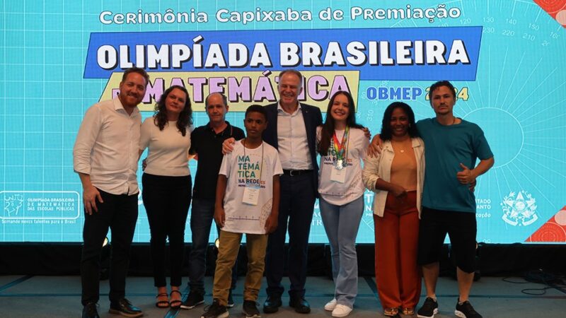 Governo do Estado premia estudantes capixabas na OBMEP 2024