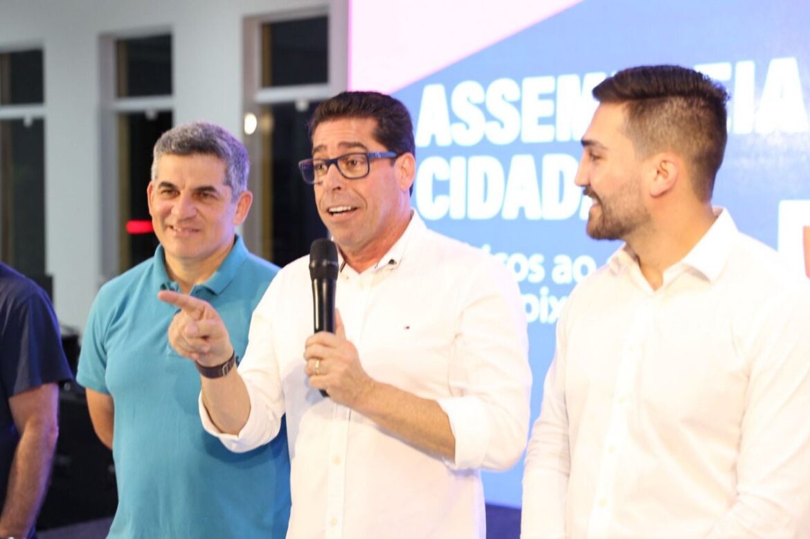 Marcelo Santos volta à Região Sul para prestar contas em Piúma com o prefeito Paulo Cola