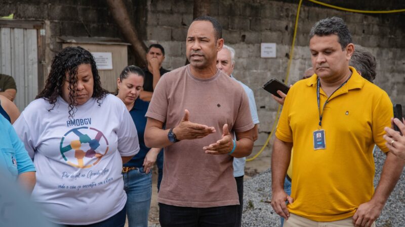 Comunidade acompanha de perto o avanço da nova Unidade de Saúde e do CRAS