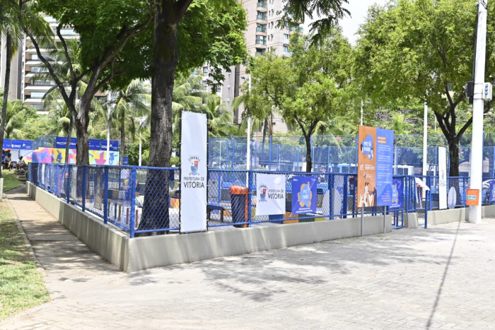 Praça dos Namorados agora conta com espaço dedicado aos pets