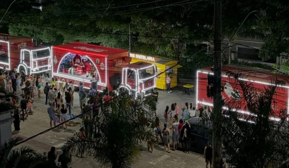 Caravanas de Natal da Coca-Cola começam nesta semana; veja rotas