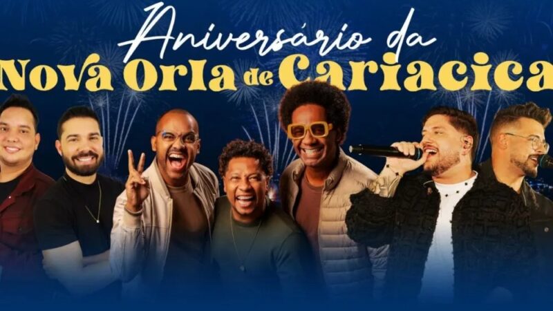 Feliz 2026: Réveillon de Cariacica terá shows e sete minutos de queima de fogos no sábado (27)