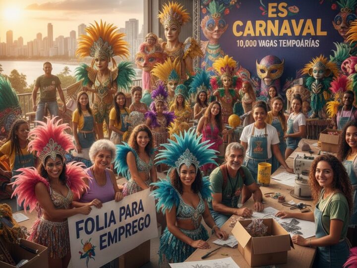 Folia vai virar emprego: ES deve abrir 10 mil vagas temporárias no Carnaval