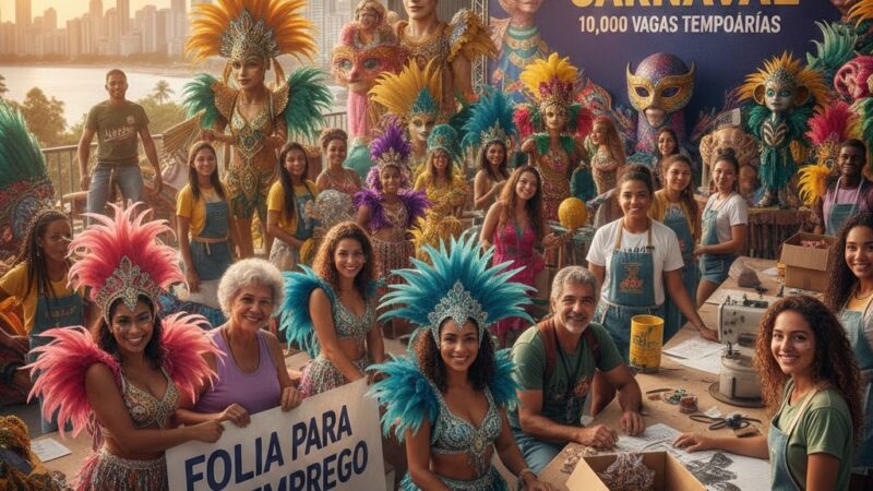 Folia vai virar emprego: ES deve abrir 10 mil vagas temporárias no Carnaval