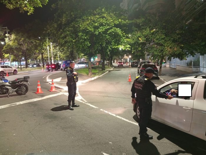 Guarda de Vitória intensifica blitze no pós-Carnaval e realiza mais de 400 testes de embriaguez