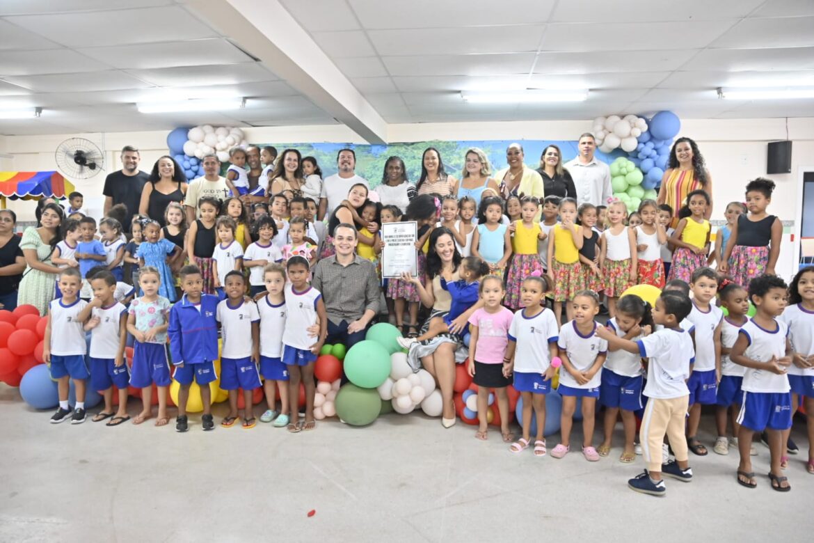 Pazolini entrega nova estrutura do CMEI Sophia Musengny após reforma completa