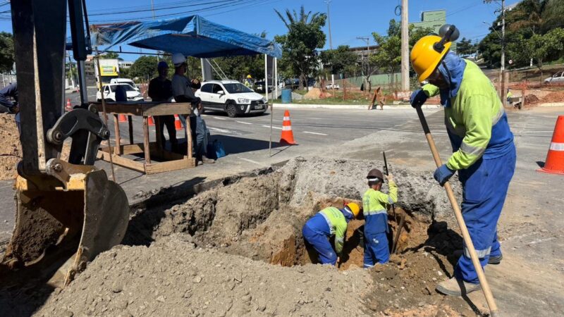 Secretaria de Obras avança em obras de viaduto com nova drenagem em Cariacica