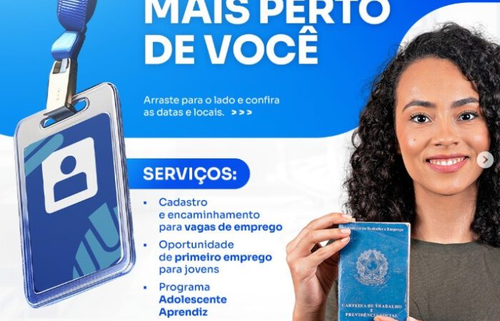 Sine de Vitória leva vagas de emprego a São Pedro nesta quarta-feira (15)