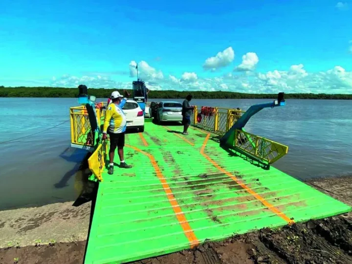 Serviço de balsa no Norte do Espírito Santo volta a funcionar entre Guriri e Conceição da Barra