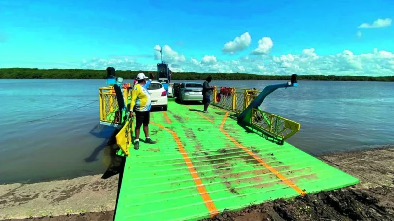 Serviço de balsa no Norte do Espírito Santo volta a funcionar entre Guriri e Conceição da Barra