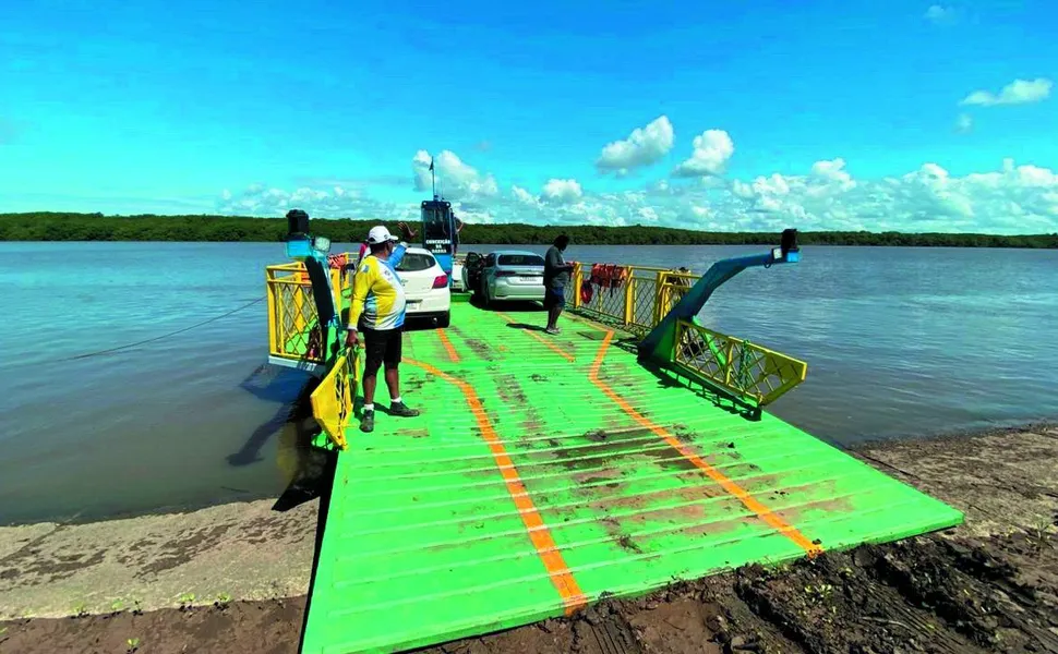 Serviço de balsa no Norte do Espírito Santo volta a funcionar entre Guriri e Conceição da Barra