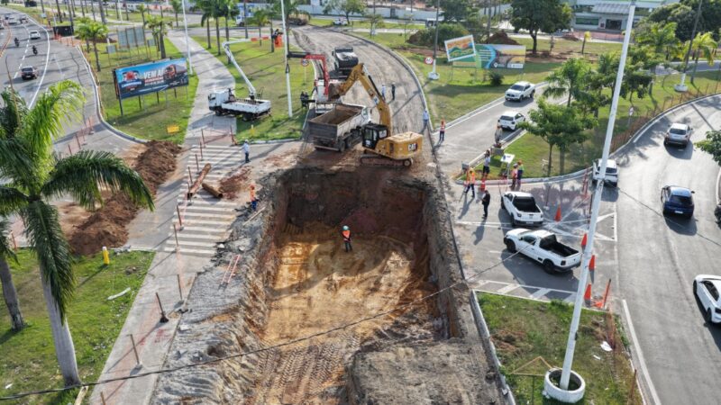 Cariacica inicia etapa de escavações em obras do novo mergulhão e viaduto