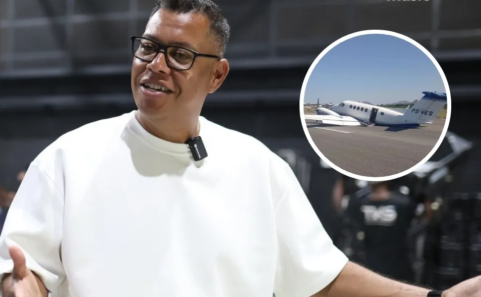 Anderson Freire passa por susto durante voo com pouso de emergência no Espírito Santo