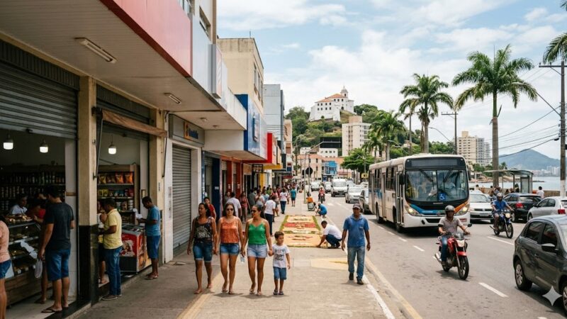 Corpus Christi altera funcionamento de serviços, bancos, supermercados e shoppings na Grande Vitória