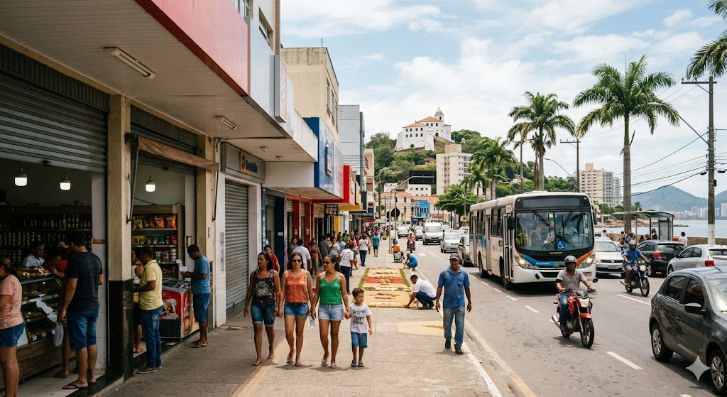 Corpus Christi altera funcionamento de serviços, bancos, supermercados e shoppings na Grande Vitória
