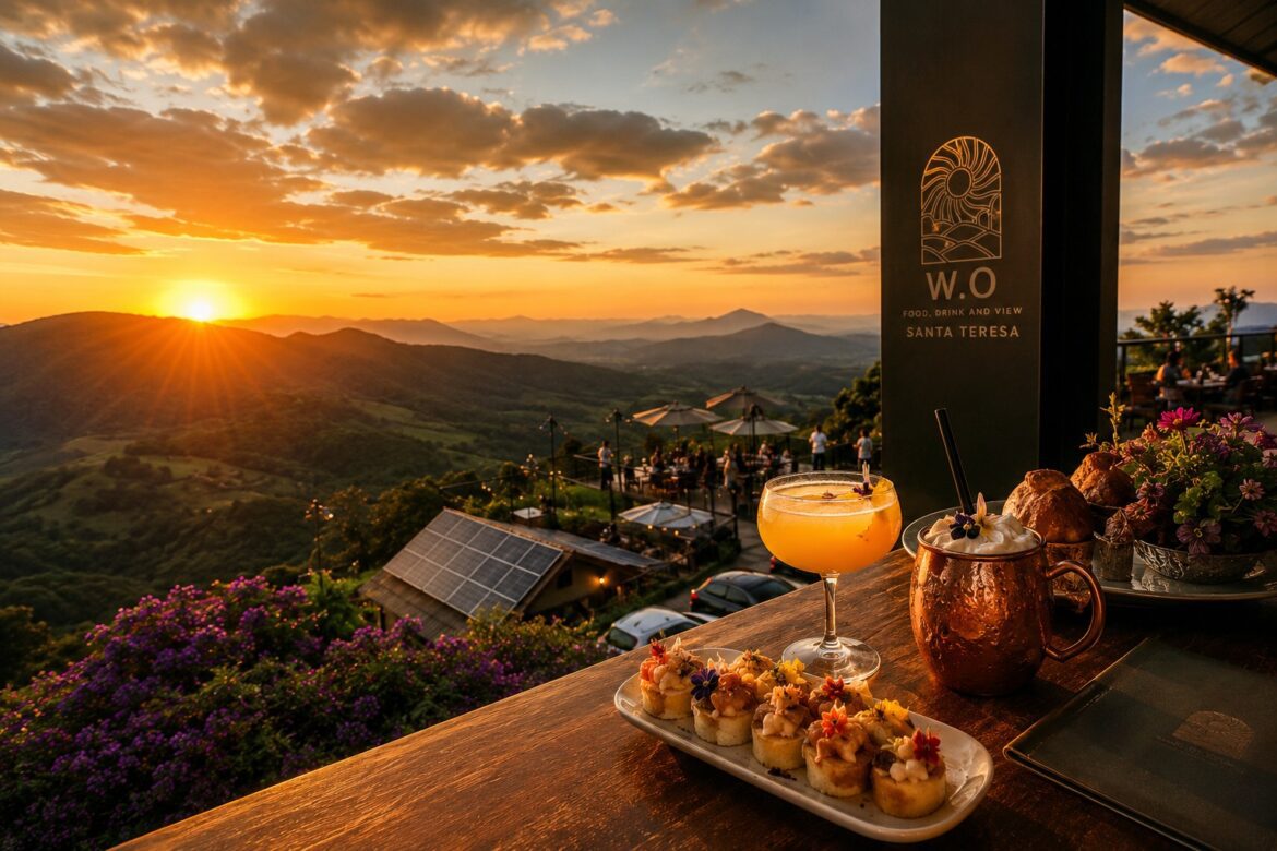 W.O Food, Drink and View transforma experiência gastronômica em atração turística nas montanhas de Santa Teresa