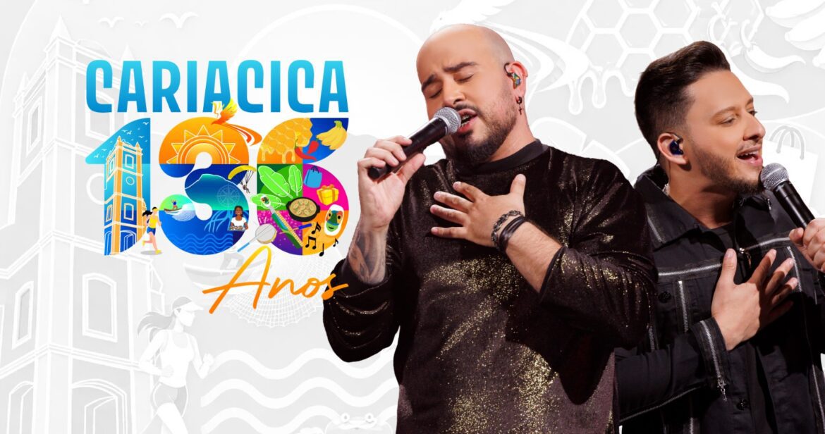 João Fellipe & Rafael levam sertanejo para festa de 136 anos de Cariacica neste domingo