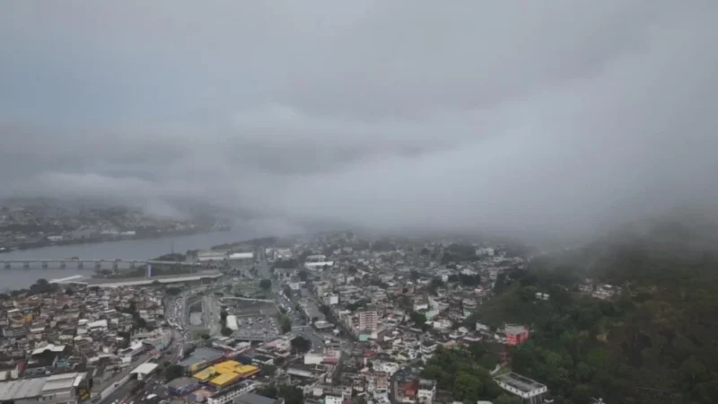Frente fria muda o tempo no Espírito Santo e provoca queda nas temperaturas nesta segunda-feira