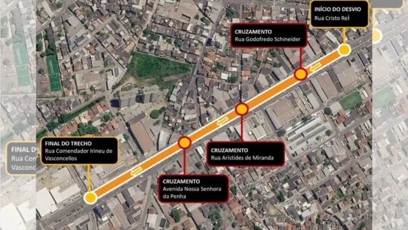 Obras do Expresso GV interditam três cruzamentos da Avenida Carlos Lindenberg em Vila Velha