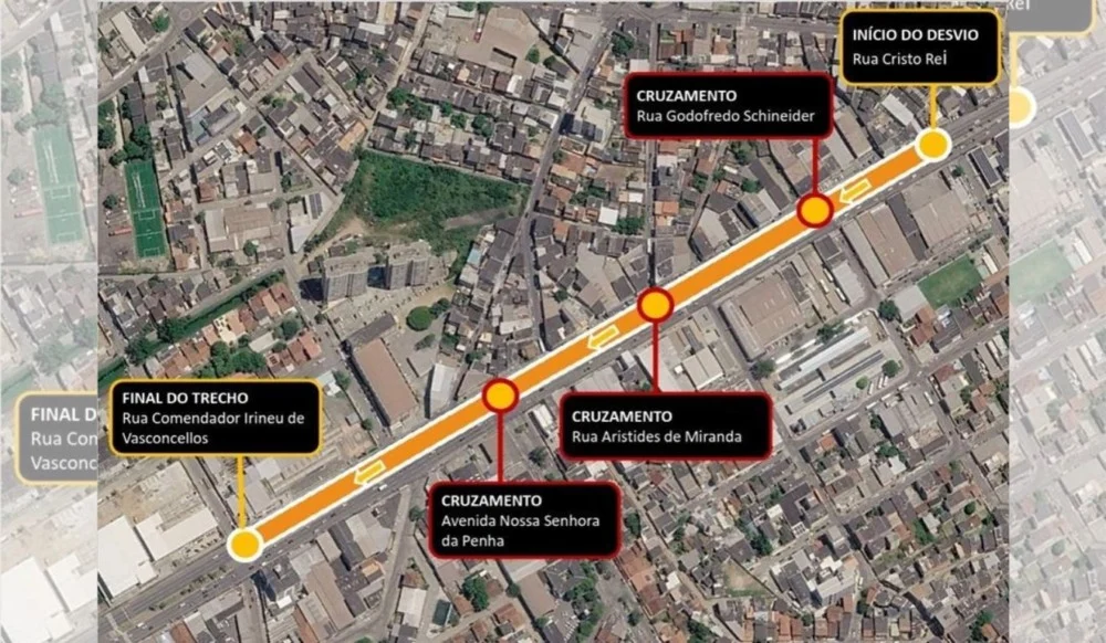 Obras do Expresso GV interditam três cruzamentos da Avenida Carlos Lindenberg em Vila Velha
