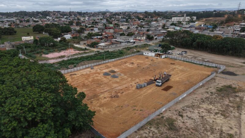 Complexo esportivo de Rio Marinho avança e vai ampliar opções de lazer para a população