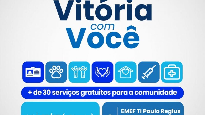 PMV leva vários serviços e cidadania a Inhanguetá em mais uma edição do Vitória com Você, neste sábado (25)