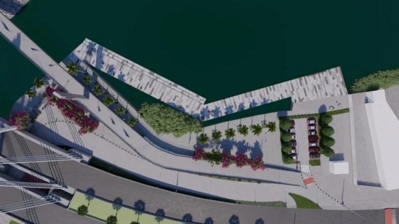 Novo espaço sob a Ponte da Passagem será entregue até o fim de agosto em Vitória
