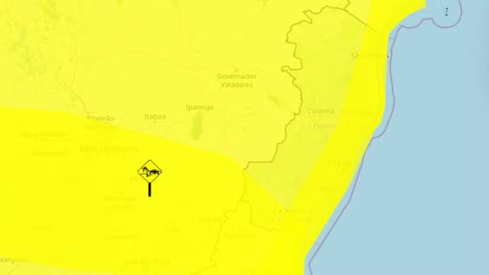 Feriado de 7 de Setembro terá chuva, frio e ventos de até 60 km/h no ES