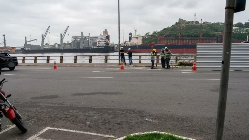 Obras da Avenida Beira-Mar começam com mudanças no trânsito e transporte em Vitória