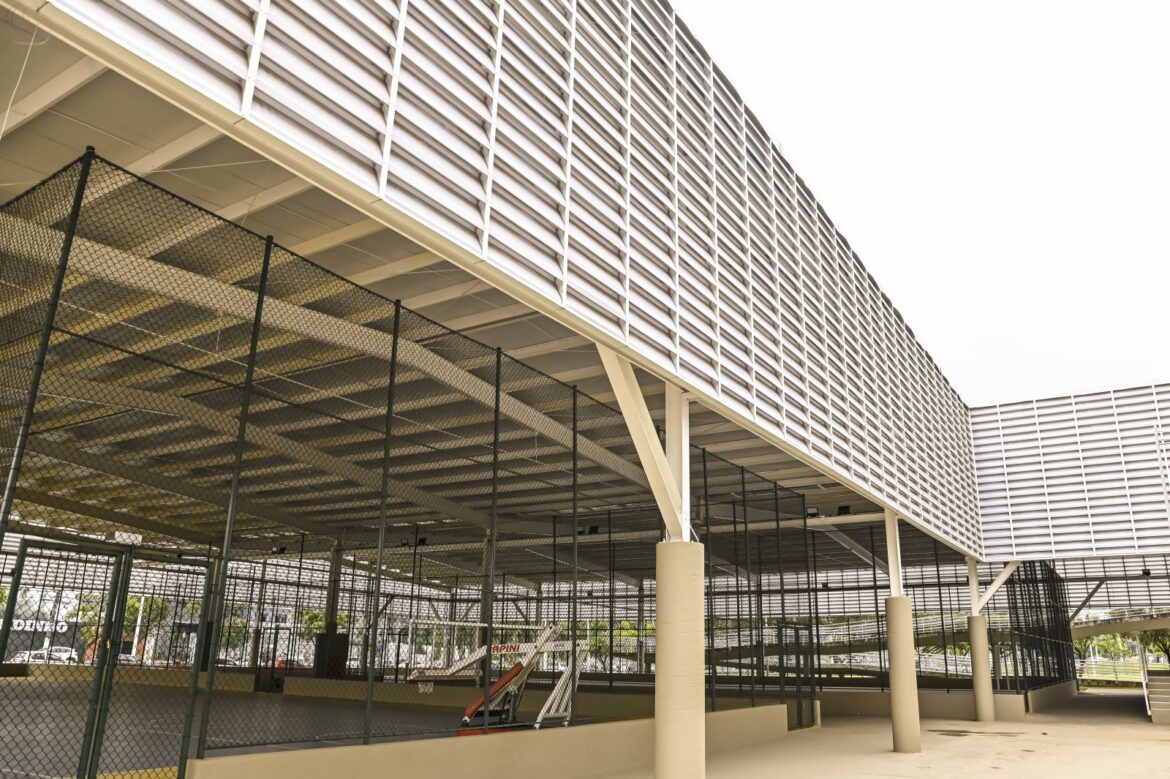 Coberturas de quadras do “Tancredinho” serão entregues neste sábado (24)