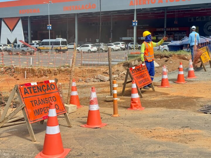 Obras do Trevo de Alto Lage interditam trecho da Avenida Mário Gurgel e mudam trânsito em Cariacica