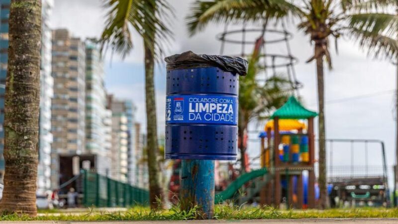 Novas lixeiras começam a ser instaladas em Vila Velha