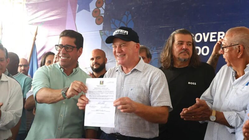 Casagrande e Marcelo Santos participam de entrega de obras em São Mateus