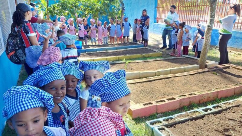 Festa do Plantio: hortas pedagógicas conectam alunos com a natureza
