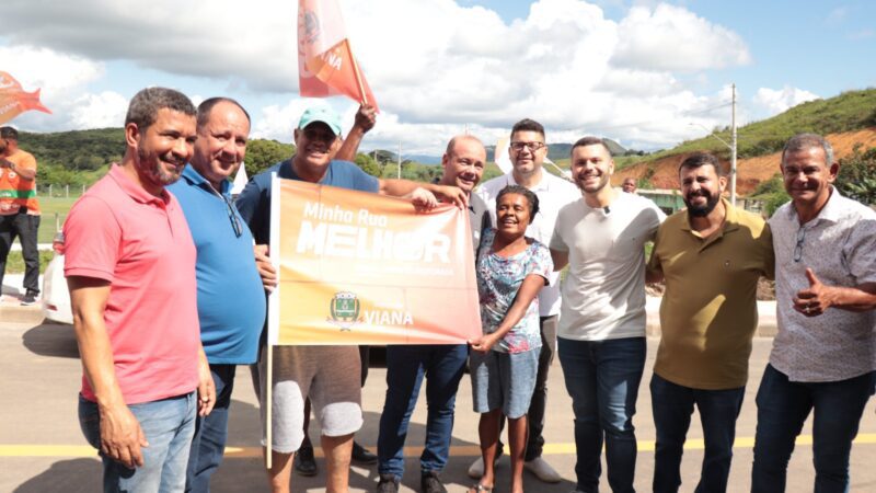 Minha Rua Melhor: Maratona para entregas de obras em seis bairros marca o domingo em Viana