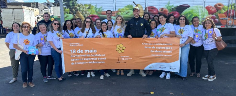 Ações na Ceasa e no Terminal de Campo Grande marcam o Dia Nacional de Combate ao Abuso e à Exploração Sexual contra Crianças e Adolescentes