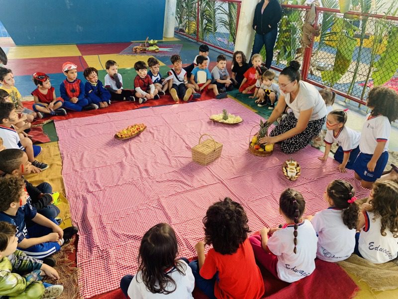 Aprendizado cultural e histórico encanta crianças em Jardim da Penha