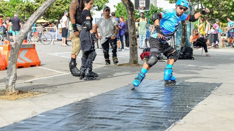 Domingo é marcado por esporte e lazer na Orla de Camburi